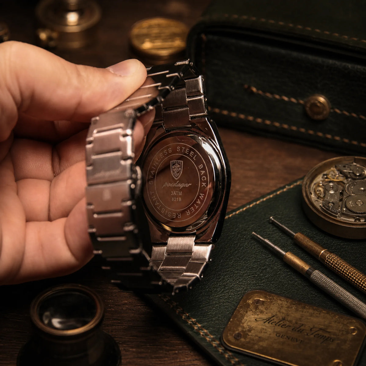 Wecker Guilloche