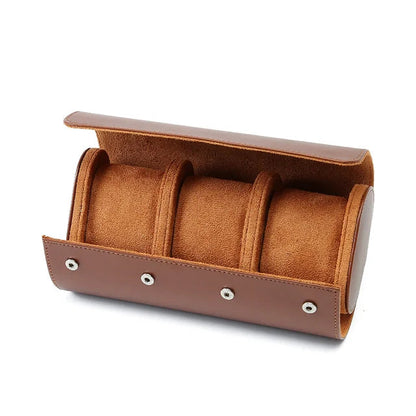 Wecker Triple Watch Leather Case