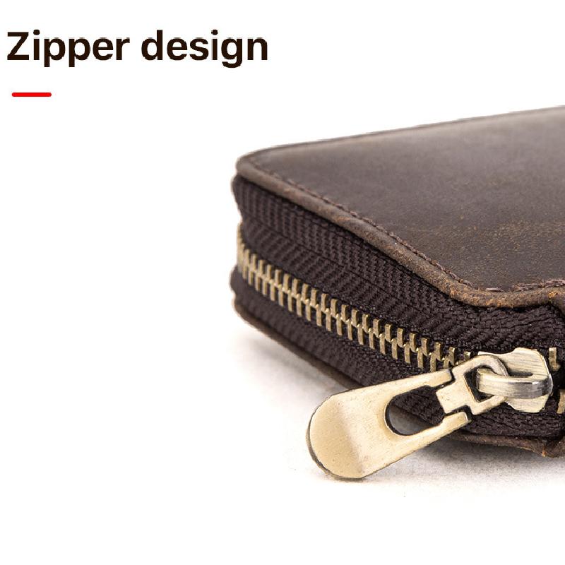 Wecker Vintage Handmade Leather Watch Storage Bag