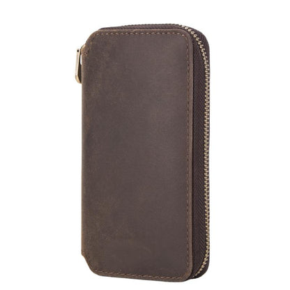 Wecker Vintage Handmade Leather Watch Storage Bag